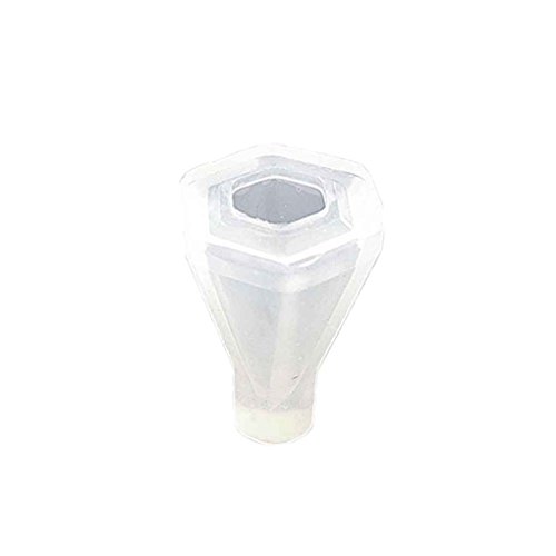 Kongnijiwa DIY Silikon-Diamant-Kegel-Formenbau Schmuck Anhänger Resin Casting Mold Craft 35mm Cover