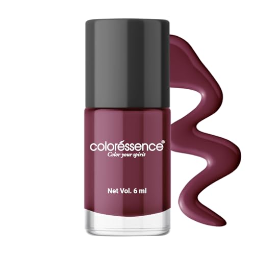 Image of Coloressence Cute Coats Long Lasting Nail Paint | Chip Resistant | Quick Dry | One Swipe Application | Toxin Free|Blooming Rose-6ml