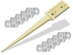 Effilierer Effiliermesser zum Ausdünnen und Schneiden von Haaren mit 10 Ersatzklingen