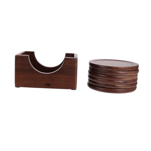 Set de sous-verres ronds Cabilock au design soigné et isolation premium