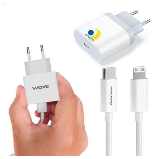 Carregador Para iPhone Original ® Fonte + Cabo Lightning - USB-C 30W Turbo Branco Ultra Rápido Compatível Todos IOS