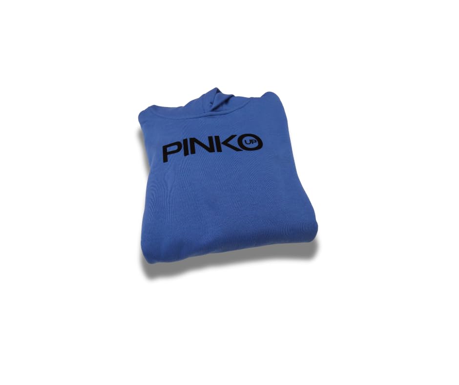 Felpa con Cappuccio Donna Stampa Logo su Maglia Tessuto Felpato