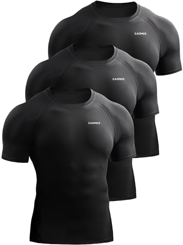 Sous-vêtements de sport actifs Cadmus pack de 3 chemises compression homme