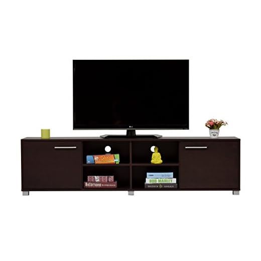 DeckUp Uniti TV Stand and Home Entertainment Unit (Dark Wenge, Matte Finish)