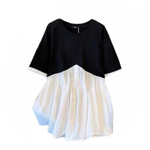 T-shirt d'été pour femme mode chic haut manches courtes imprimé