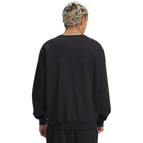 Under Armour Men's Rival Lightweight Crew, 001 BLACK, XL