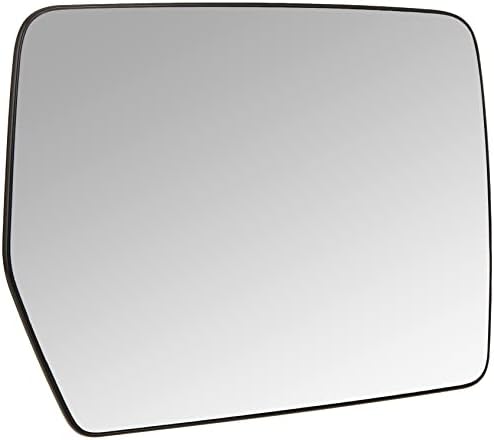 Fit System 30194 Passenger Side Heated Mirror Glass w/Backing Plate, Ford F150, Lincoln Mark LT, 6 13/16" x 9 1/8" x 10 1/2" (w/o Blind Spot)