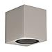 Produktbild ledscom.de Wandleuchte ALSE für außen, IP54, Downlight, grau matt, eckig, 1x GU10 max. 35W