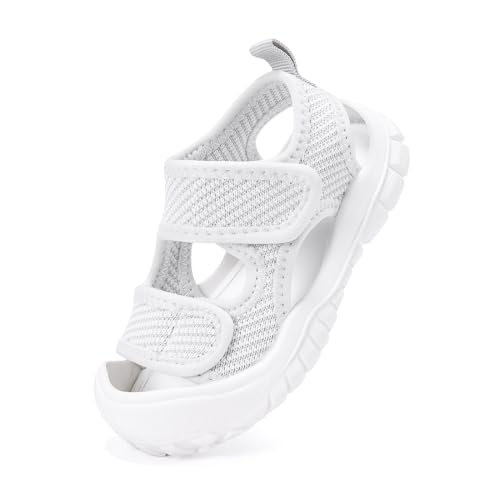 Image of BMCiTYBM Baby Boy Girl Closed Toe Summer Toddler Sandals Lightweight Shoes Infant Non-Slip First Walking Sneakers 6 9 12 18 24 Months 2-3 Years