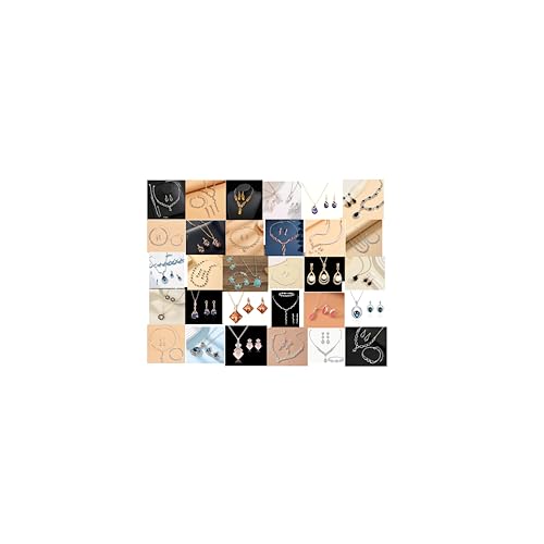 CcacHe 60Pcs Random Fine Jewelry Mystery Surprise Bag, Wholesale Lot Collection for Women, Everyday Wear Different Style of Jewelry MEH