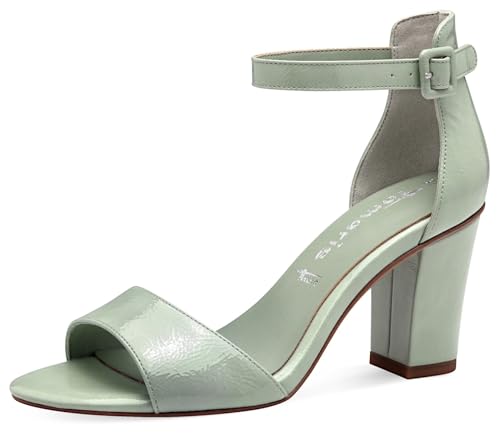 Tamaris Sandalette Damen Vegan Elegant grün,EU 40