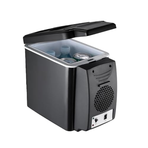 Kizare ԍڗ≷ 6L /8L ^ ۉۗ DC 12V /24V N[[{bNX ~j |[^u RpNg hNz_[tgbNۉۗ{bNX Ή Ԃ◷s sNjbNɍœK (ubN,17.5*32*27cmi