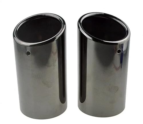 Silencieux d'échappement en acier inoxydable premium noir pour Golf et Jetta 1.4T