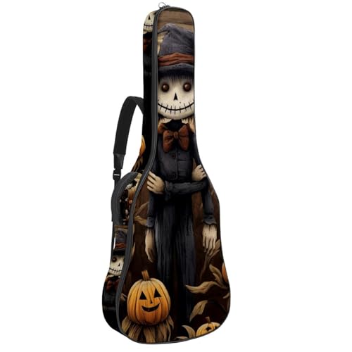 Sac de transport pour guitare acoustique étanche 42.9 pouces avec deux poches et motif