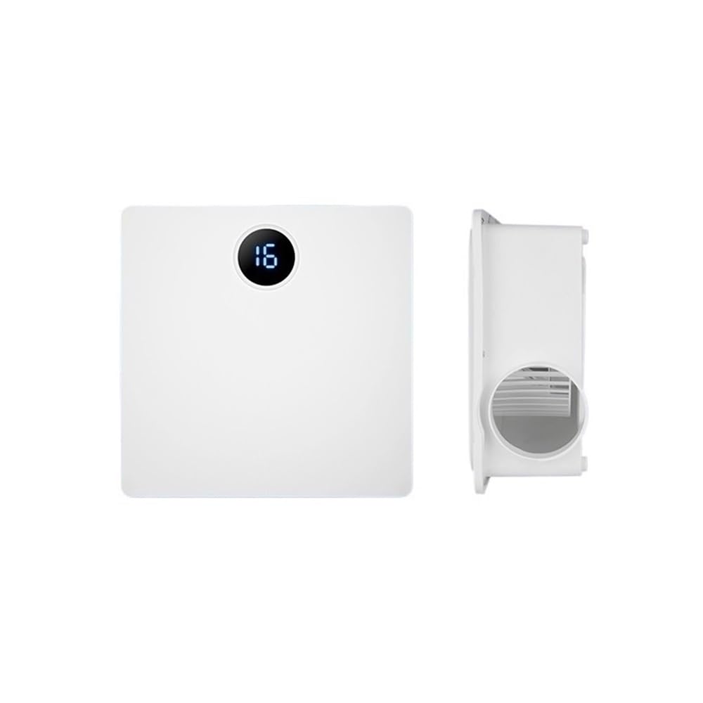 Zephyria Aspiratore da bagno silenzioso con luce, Ventilatore da soffitto ad alta potenza for cucina e bagno Pannello di illuminazione ambientale montato, per garage, soffitta e pollaio