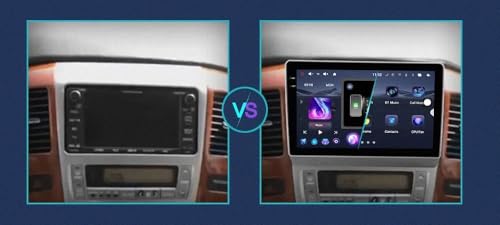 Navegación GPS Toyota Alphard H10 con Android Auto, Carplay y pantalla multimedia USB 2