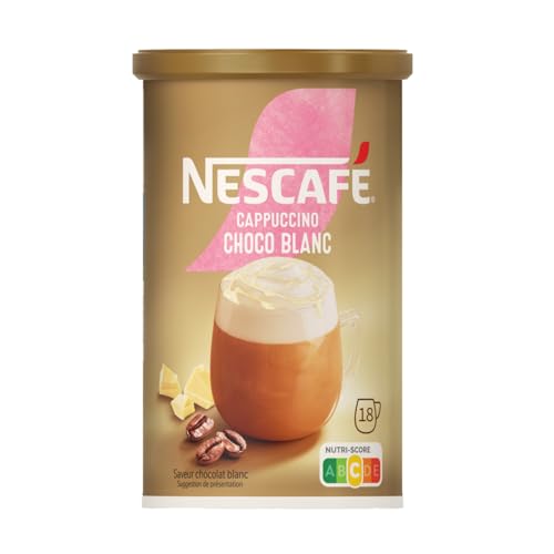 Nescafé Cappuccino Choco Blanc, Café Soluble, Boîte 270g