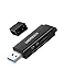 UGREEN USB 3.0 Lettore Schede SD TF Card Reader 5Gbps, Adattatori per schede di Memoria Legge 2 Schede 512G, Lettore di schede di Memoria Compatibile con PC, PS4, PS3, Xbox One ECC