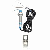 MECCANIXITY Inductive Proximity Sensor Set,NPN NO M12 DC 6-36V 300mA Proximity Switch Detector Approach Sensor 4mm 3 Wire for Industrial Automation LJ12A3-4-Z/BX
