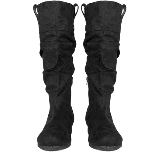 Unisex Medieval Viking Boots for Men Renaissance Cosplay Halloween Boots Gothic Viking Pirate Faux Leather Costume Shoes