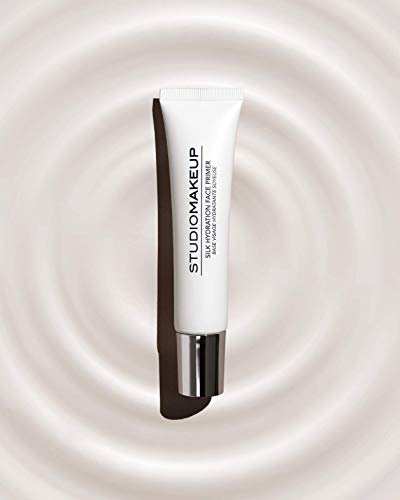 Studiomakeup Silk Hydration Face Primer W/ Hyaluronic Acid For Hydrating Skin – Lightweight Poreless Primer Blurs Blemishes & Pores - Silicone Free Face Primer For Makeup - Suitable For All Skin Types 1 Fl. Oz #TOP5