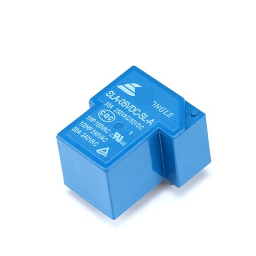 Relé de potencia 30A alta durabilidad SLA-12VDC-SL-A 12V con terminales sellados para PCB 5