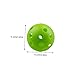 TOYANDONA 12pcs Indoor Golf Practice Balls Hollow Out Design for Balanced Flight Bright Training Balls for All Ages Skill Levels for Indoor Sports Practice