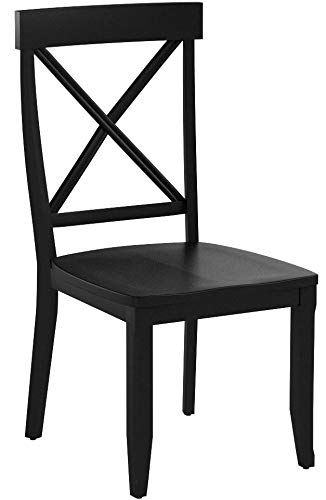 Classic Black Pair of Dining Chairs by Home Styles