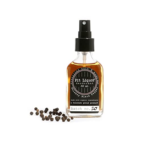 Pit Liquor Natural Deodorant Whiskey Black Pepper 50ml Spray
