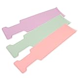 minkissy 3 Pcs Highlighting Paddle Board Set for Hair Dyeing Curved Comb Design Easy Application for Highlights Suitable for Hair Coloring for Salon and Home Use