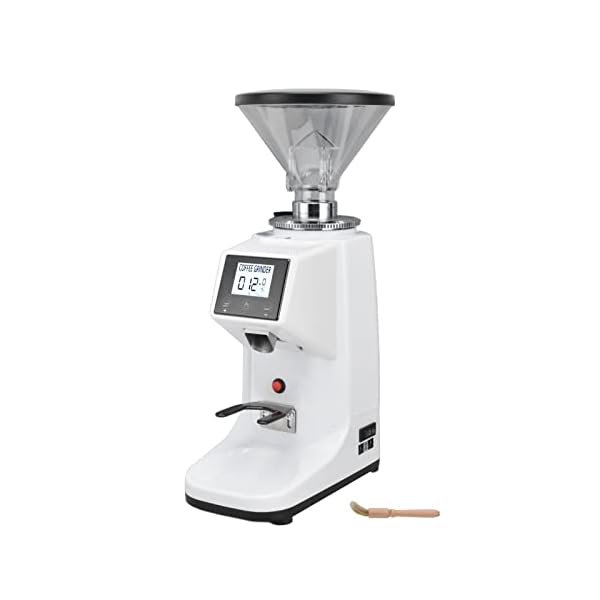 Molinillo de café automático, enchufe de la UE 200W 220V 500ML pantalla táctil molinillo de café 3 modos para escritorio - Imagen 8