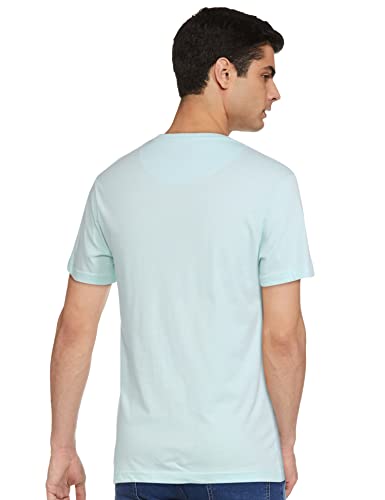 Image of Max Men's Printed Slim Fit Crew Neck T-Shirt