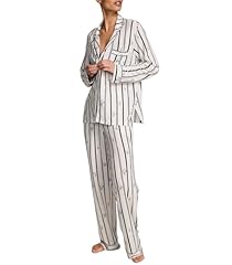 Coconut White Floral Stripes