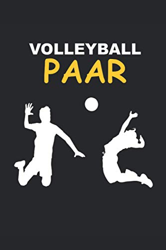 Volleyball Paar: Geschenkidee für Volleyball Spieler | Volleyball Geschenk | Beachvolleyball | Volleyball Buch | Punktiertes Notizbuch (6x9 Zoll) mit 120 Seiten