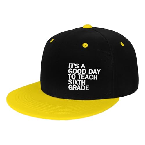 It's A Good Day to Teach Sixth Grade Kids Trucker Baseball Cap Golf Sun Toddler Hat for Boys & Girls
