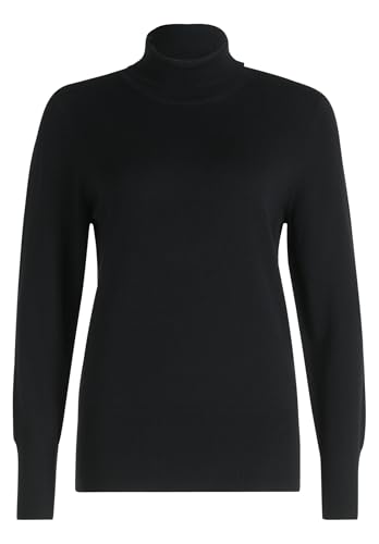 Betty Barclay Damen Rollkragenpullover Langarm Schwarz,44