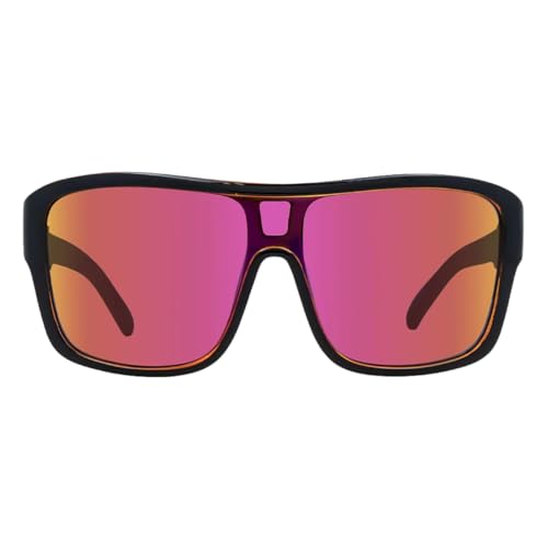 Carve Eyewear Anchor Beard Sunglasses, Black Gloss Frame with Orange Iridium Lens