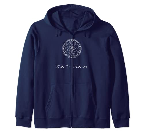 Camiseta de mandala de Sat Nam – Kundalini para amantes del yoga Sudadera con Capucha