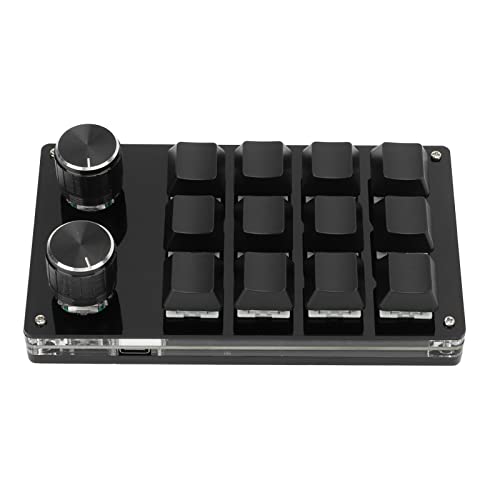 Teclado Mecánico Macro 12 Teclas Astibym Negro USB miniatura 5
