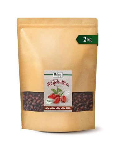 Biojoy Bacche di Rosa Canina BIO (2 kg), frutta secca e intera (Rosa canina)