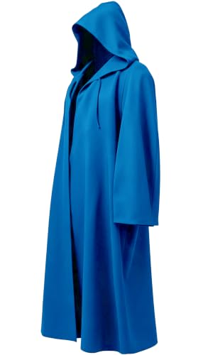Image of GOLDSTITCH Men Hooded Robe Cloak Knight Fancy Cool Cosplay Costume