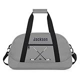Personalized Sport Gym Bag for Boys,Custom Duffel Bag,Travel Weekender Overnight Tote Bag Carry On Duffel Bag,Customized Gift for Kids Hockey