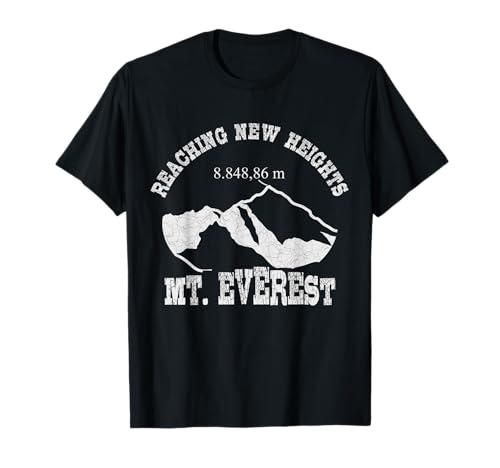Mt Everest 8848,86 m de altura para alpinismo Nepal regalo Camiseta