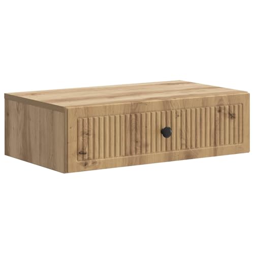 Console murale chêne Artisan pour optimiser les petits coins - 2
