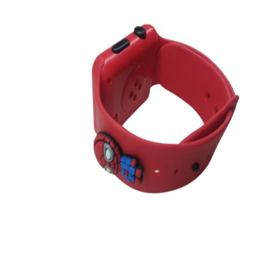 Relógio brinquedo Infantil Homem aranha Com Pulseira De Desenho