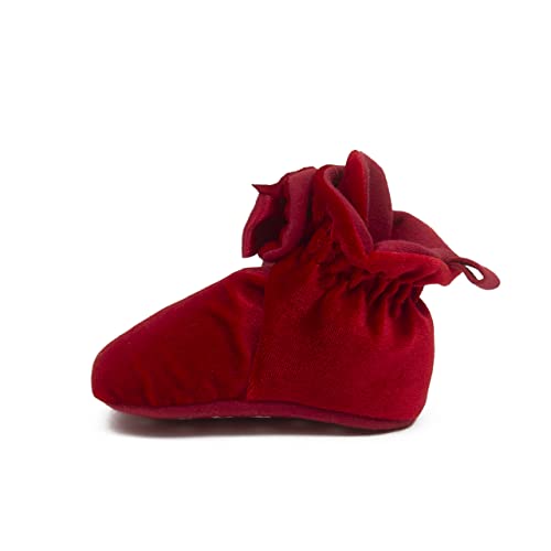 Robeez Baby Booties With Slip Resistant Soles - Holiday Bow Snap Booties Red, 12-18 Months #TOP1