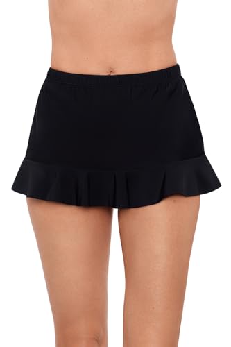 Aqua Green Women's Standard Ruffle Skirted Bottom