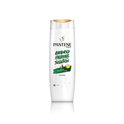 Pantene Advanced Hairfall Solution, Silky Smooth Care Shampoo, Pack of 1, 340ML, Green