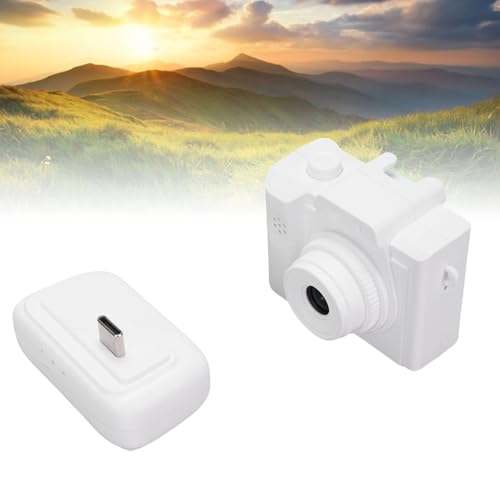 Gugxiom Mini Cámara Digital con Llavero, 1080p Pequeña Cámara Mini Videocámara Retro Micro Dv con 140 Minutos de Duración de la Batería Recordadora Portátil Compacta para el Estudio de