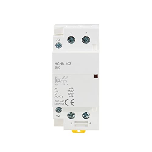Contacteur de ménage HCH8-40 automatique 2P 40A avec commutation silencieuse 2NO